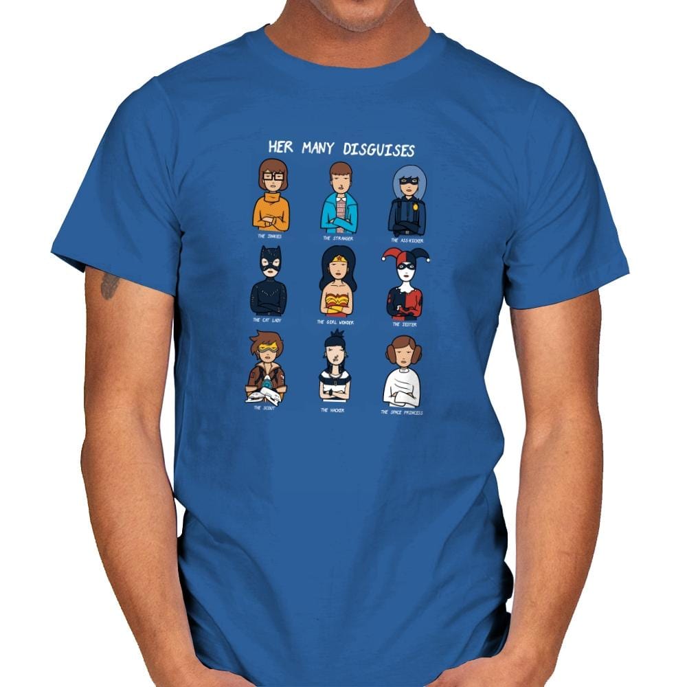 The Many Disguises of a Morgandorfer Exclusive - Mens T-Shirts RIPT Apparel Small / Royal