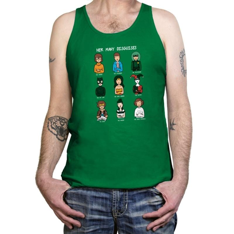 The Many Disguises of a Morgandorfer Exclusive - Tanktop Tanktop RIPT Apparel X-Small / Kelly