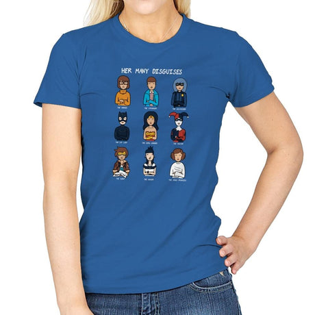 The Many Disguises of a Morgandorfer Exclusive - Womens T-Shirts RIPT Apparel Small / Royal