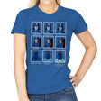 The Many Faces of Cobra Commander - Womens T-Shirts RIPT Apparel Small / Royal