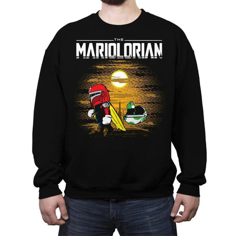 The Mariolorian - Crew Neck Sweatshirt Crew Neck Sweatshirt RIPT Apparel Small / Black