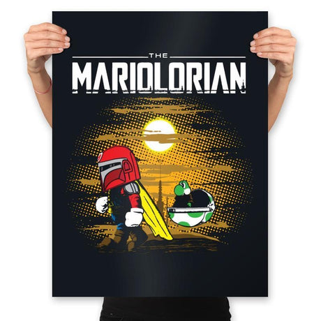 The Mariolorian - Prints Posters RIPT Apparel 18x24 / Black