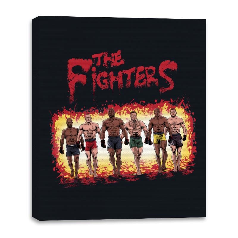 The Martial Fighters - Canvas Wraps Canvas Wraps RIPT Apparel 16x20 / Black