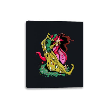 The Marvelous Kiss - Canvas Wraps Canvas Wraps RIPT Apparel 8x10 / Black