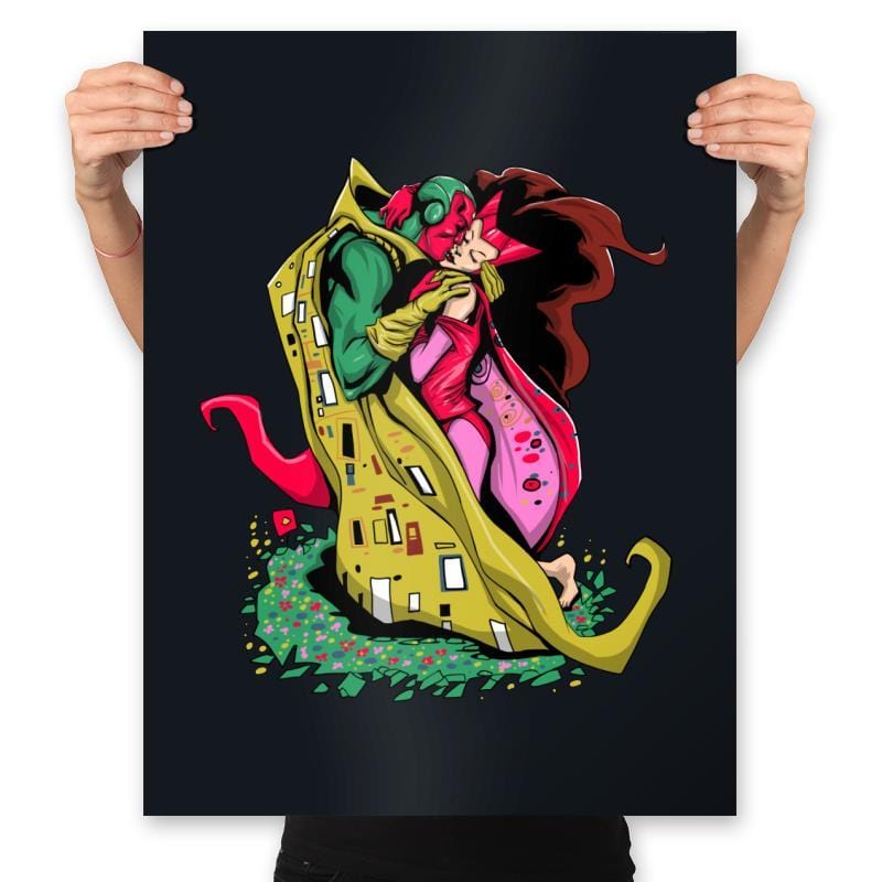 The Marvelous Kiss - Prints Posters RIPT Apparel 18x24 / Black
