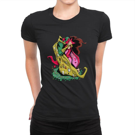 The Marvelous Kiss - Womens Premium T-Shirts RIPT Apparel Small / Black