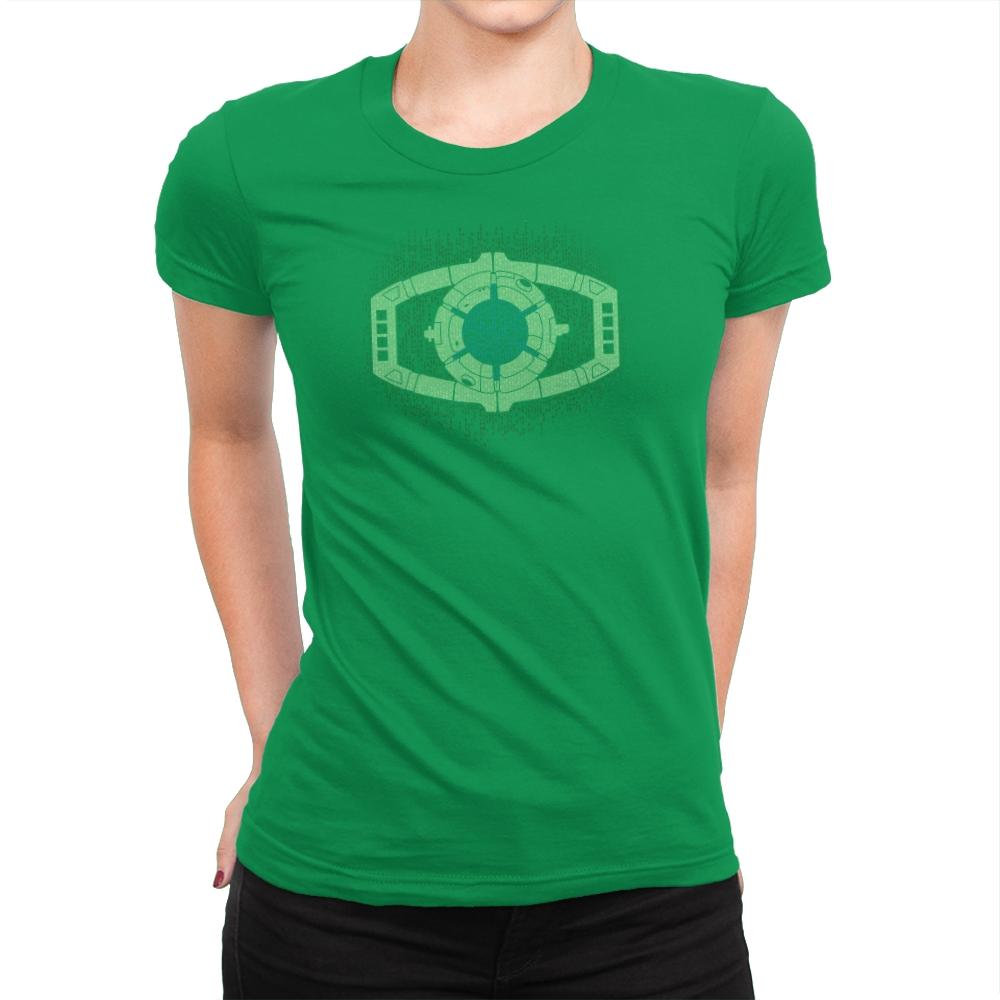 The Matrix Matrix Exclusive - Womens Premium T-Shirts RIPT Apparel Small / Kelly Green