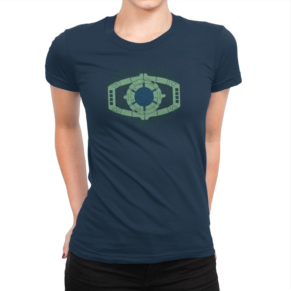 The Matrix Matrix Exclusive - Womens Premium T-Shirts RIPT Apparel Small / Midnight Navy