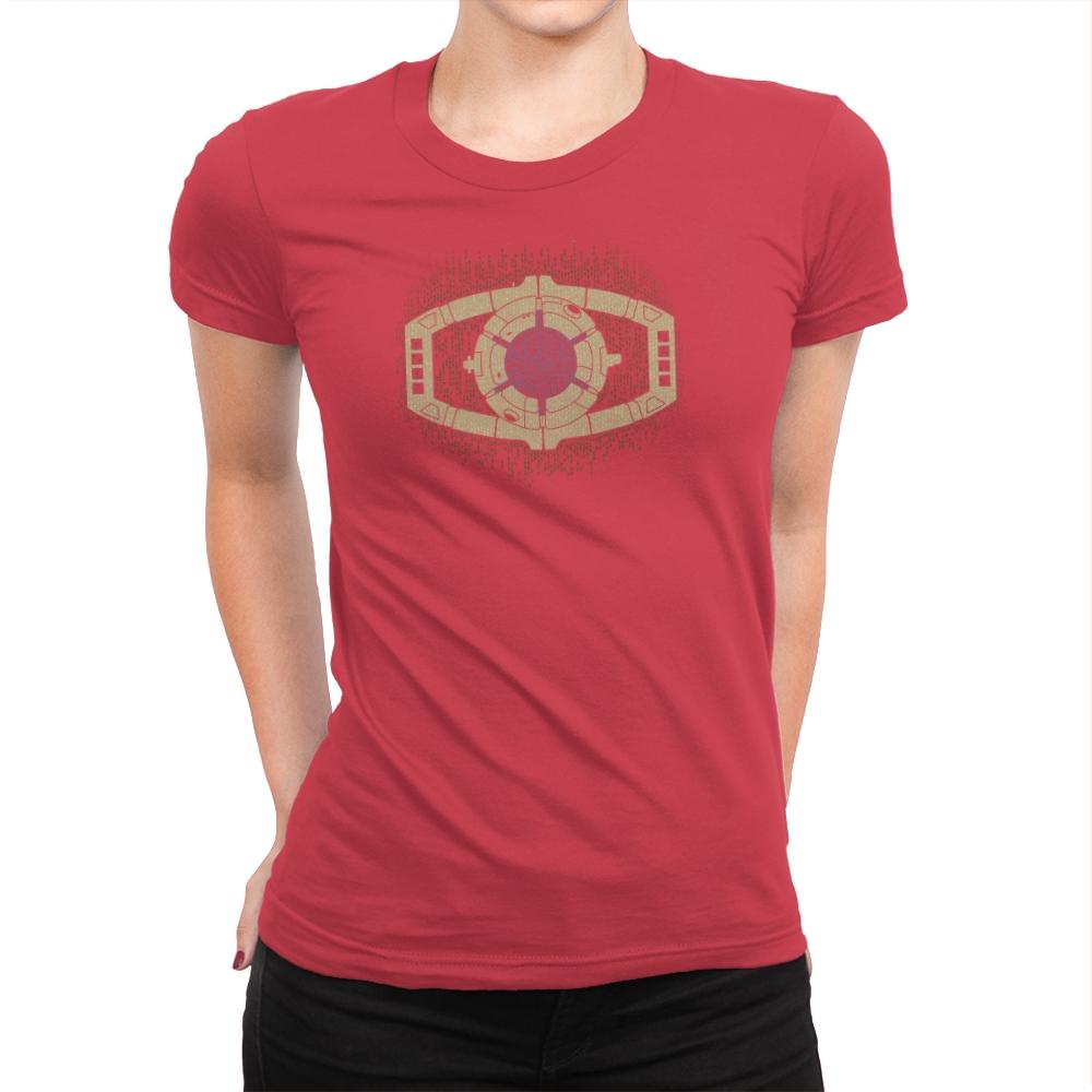 The Matrix Matrix Exclusive - Womens Premium T-Shirts RIPT Apparel Small / Red