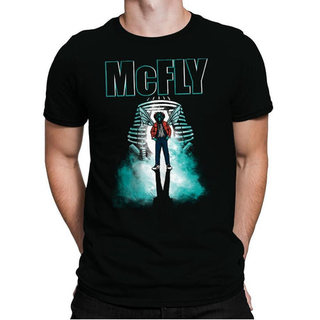 The McFly - Mens Premium T-Shirts RIPT Apparel Small / Black