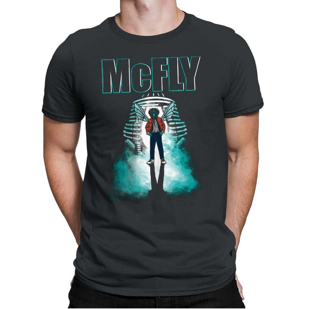 The McFly - Mens Premium T-Shirts RIPT Apparel Small / Heavy Metal