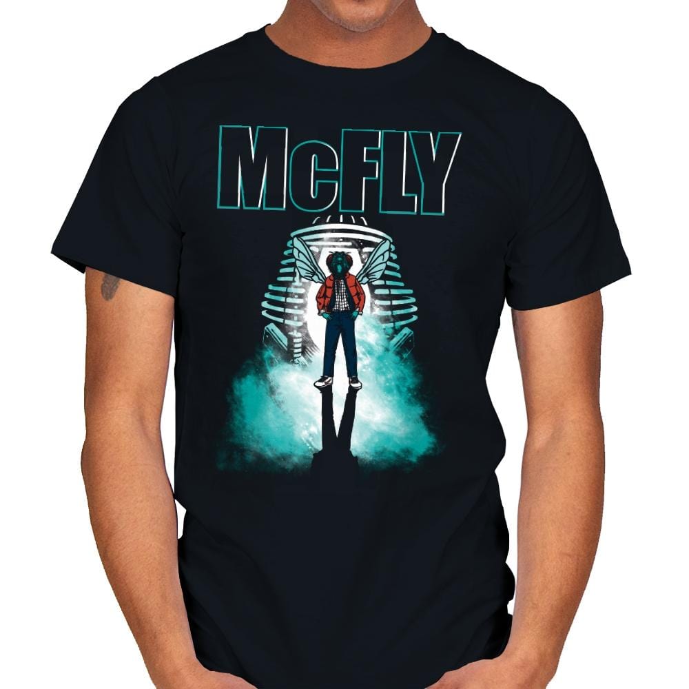 The McFly - Mens T-Shirts RIPT Apparel Small / Black