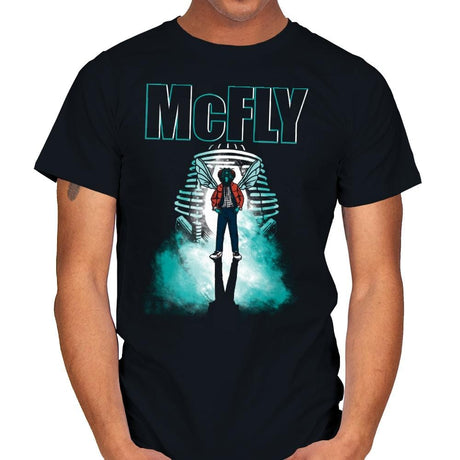The McFly - Mens T-Shirts RIPT Apparel Small / Black