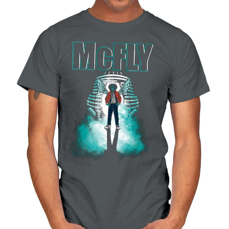 The McFly - Mens T-Shirts RIPT Apparel Small / Charcoal