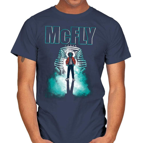 The McFly - Mens T-Shirts RIPT Apparel Small / Navy