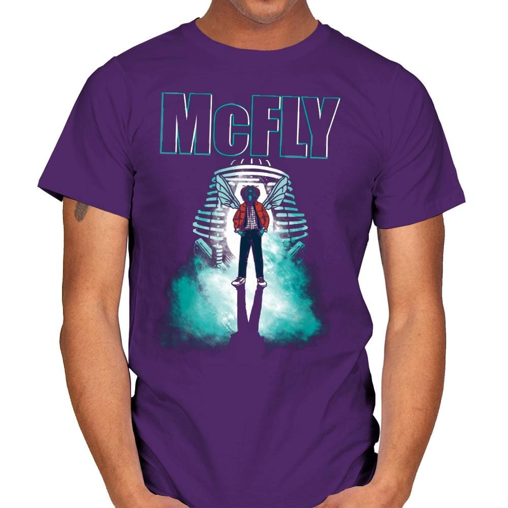 The McFly - Mens T-Shirts RIPT Apparel Small / Purple