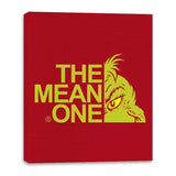 The Mean One - Canvas Wraps Canvas Wraps RIPT Apparel 16x20 / Red