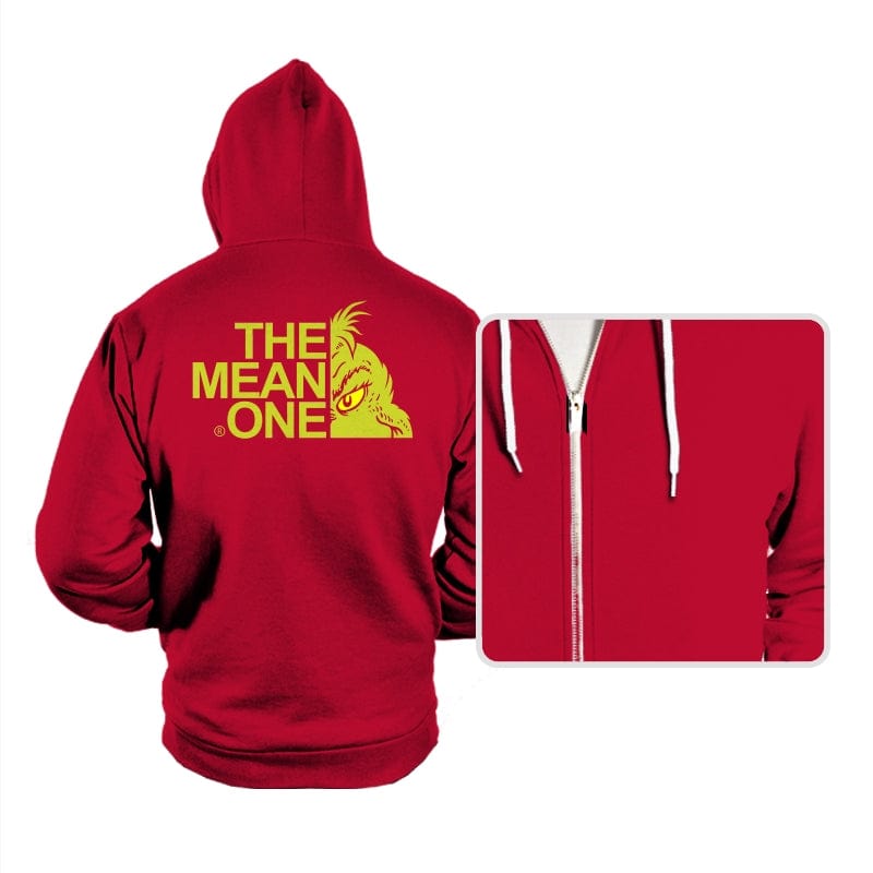 The Mean One - Hoodies Hoodies RIPT Apparel Small / Red