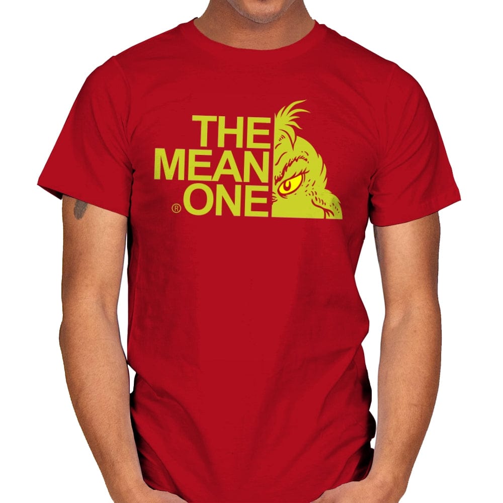 The Mean One - Mens T-Shirts RIPT Apparel Small / Red