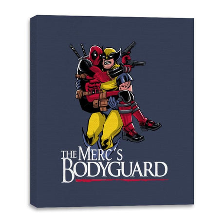 The Merc´s Bodyguard - Canvas Wraps Canvas Wraps RIPT Apparel 16x20 / Navy