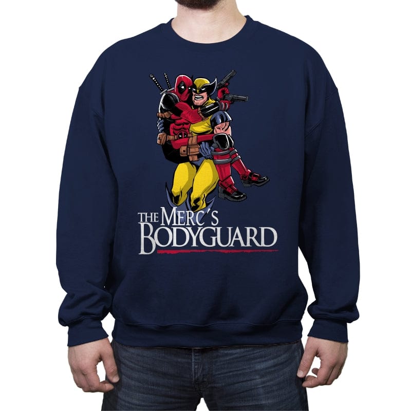 The Merc´s Bodyguard - Crew Neck Sweatshirt Crew Neck Sweatshirt RIPT Apparel Small / Navy