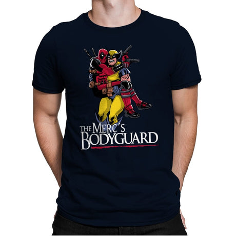 The Merc´s Bodyguard - Mens Premium T-Shirts RIPT Apparel Small / Midnight Navy