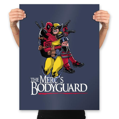 The Merc´s Bodyguard - Prints Posters RIPT Apparel 18x24 / Navy