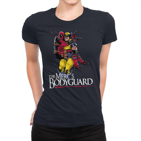 The Merc´s Bodyguard - Womens Premium T-Shirts RIPT Apparel Small / Midnight Navy