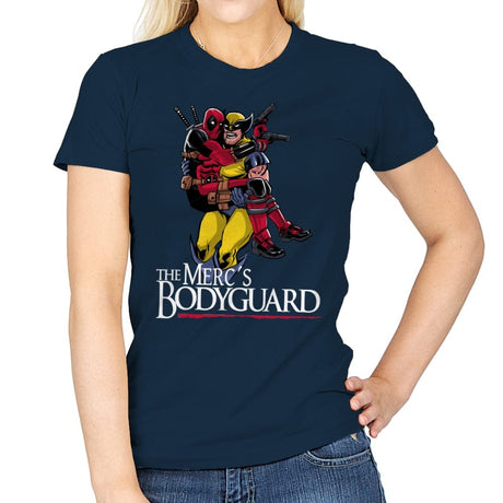 The Merc´s Bodyguard - Womens T-Shirts RIPT Apparel Small / Navy