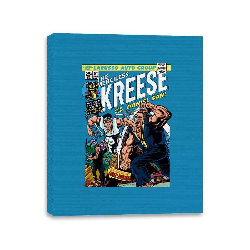The Merciless Kreese - Canvas Wraps Canvas Wraps RIPT Apparel 11x14 / Sapphire