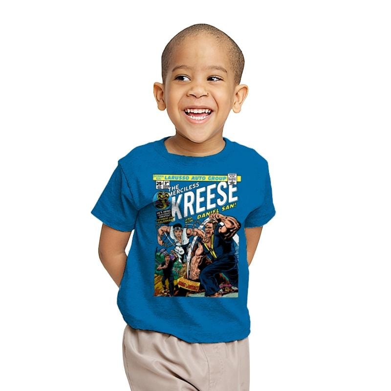 The Merciless Kreese - Youth T-Shirts RIPT Apparel X-small / Sapphire