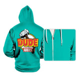 The Mighty Dude  - Hoodies Hoodies RIPT Apparel Small / Teal