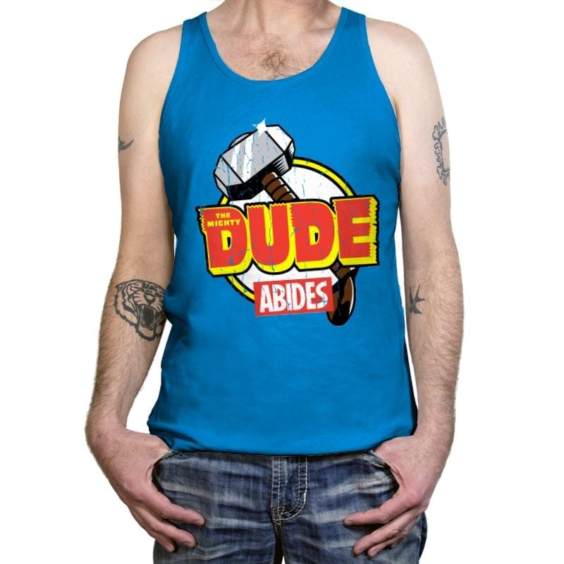 The Mighty Dude  - Tanktop Tanktop RIPT Apparel X-Small / Teal