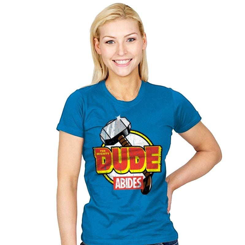 The Mighty Dude  - Womens T-Shirts RIPT Apparel