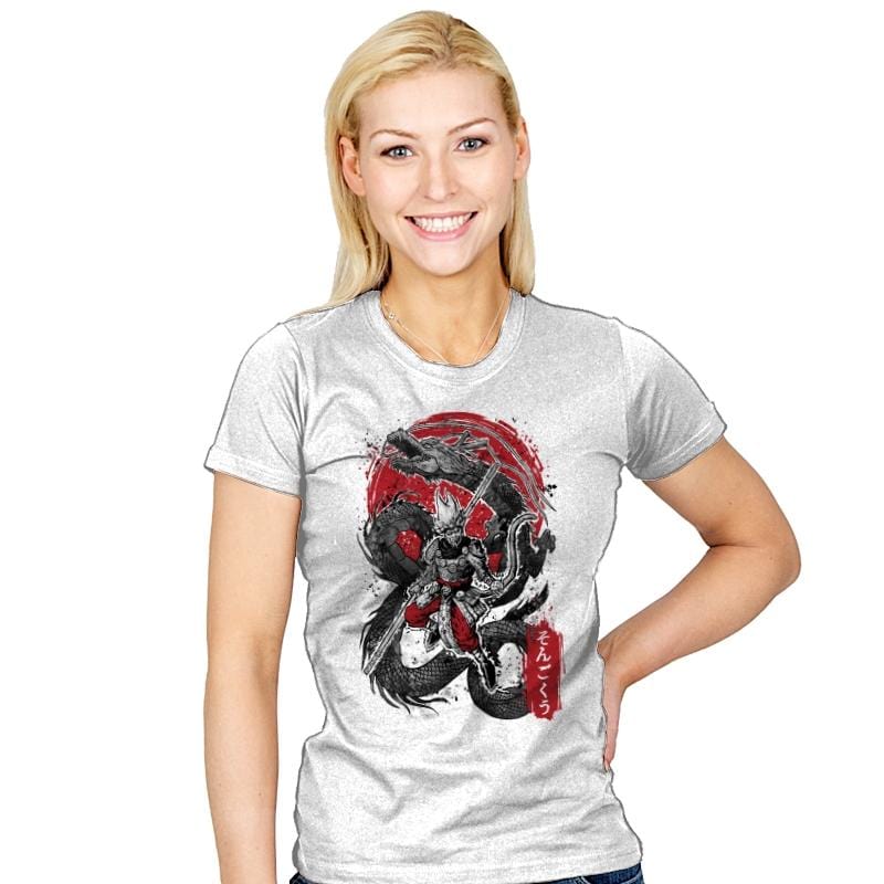 The Monkey King - Womens T-Shirts RIPT Apparel
