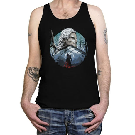 The Monster Hunter - Tanktop Tanktop RIPT Apparel X-Small / Black