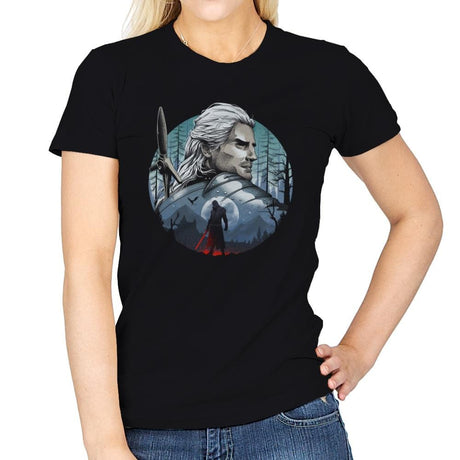 The Monster Hunter - Womens T-Shirts RIPT Apparel Small / Black