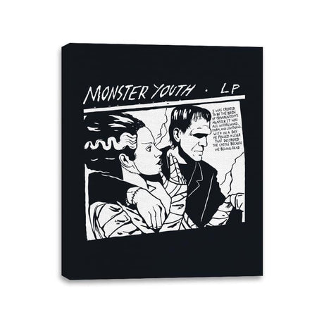 The Monster Youth - Canvas Wraps Canvas Wraps RIPT Apparel 11x14 / Black
