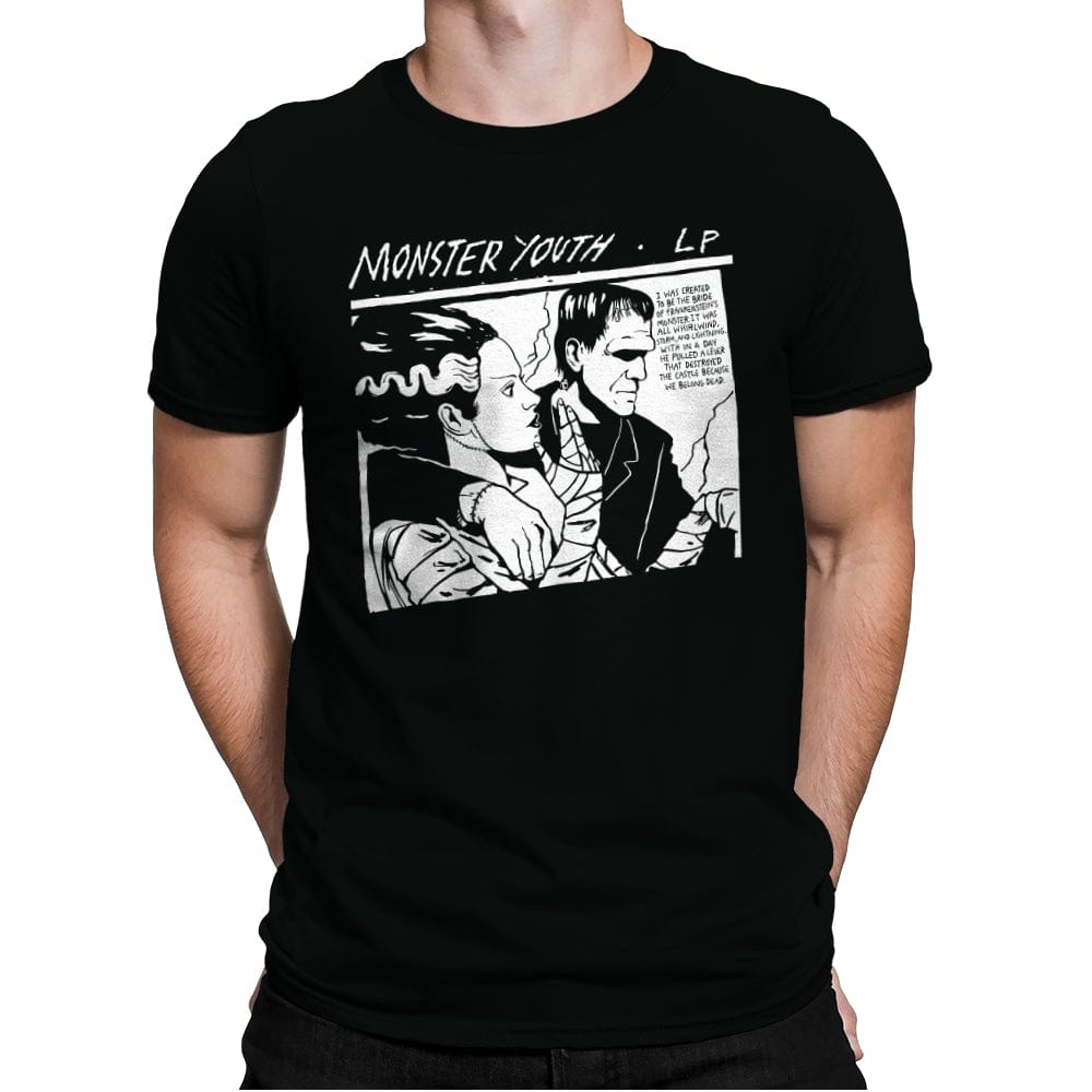 The Monster Youth - Mens Premium T-Shirts RIPT Apparel Small / Black