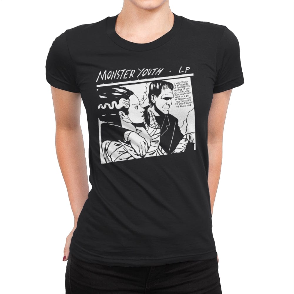 The Monster Youth - Womens Premium T-Shirts RIPT Apparel Small / Black