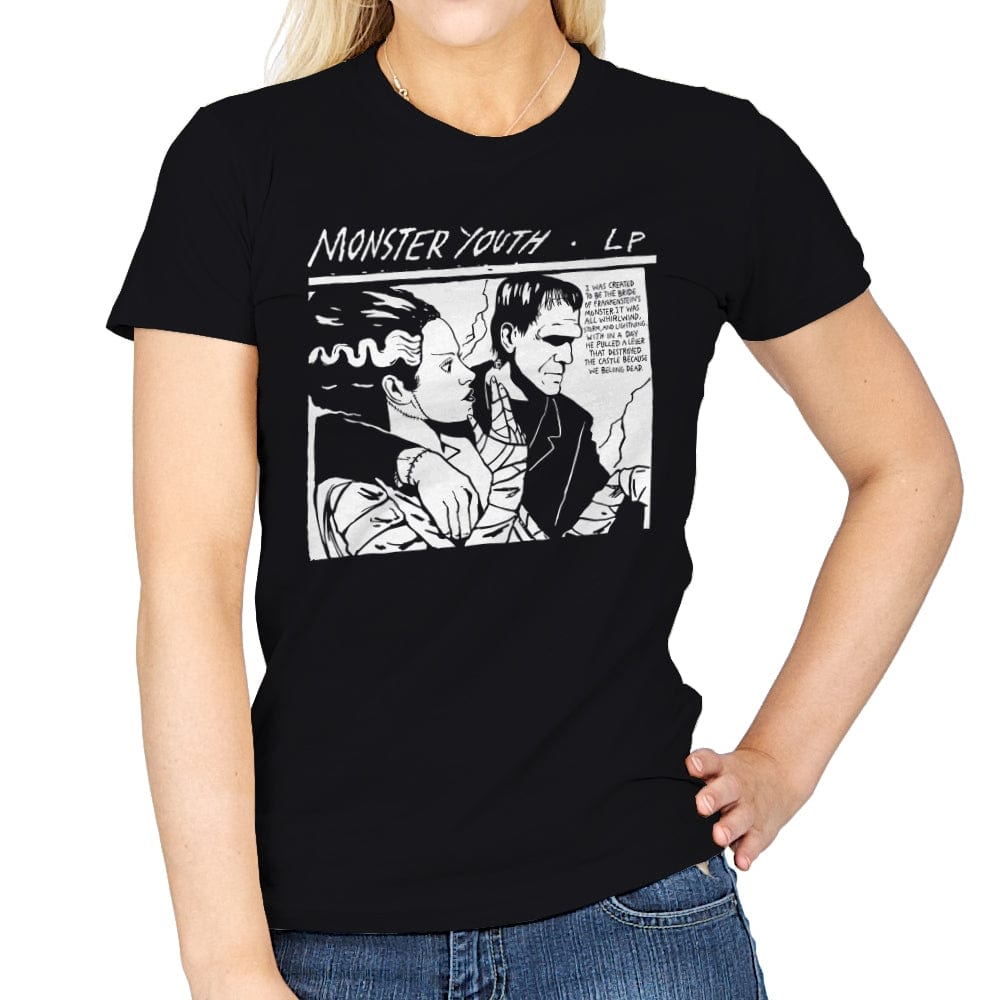 The Monster Youth - Womens T-Shirts RIPT Apparel Small / Black