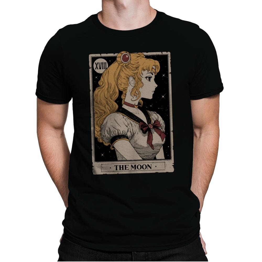 The Moon - Mens Premium T-Shirts RIPT Apparel Small / Black