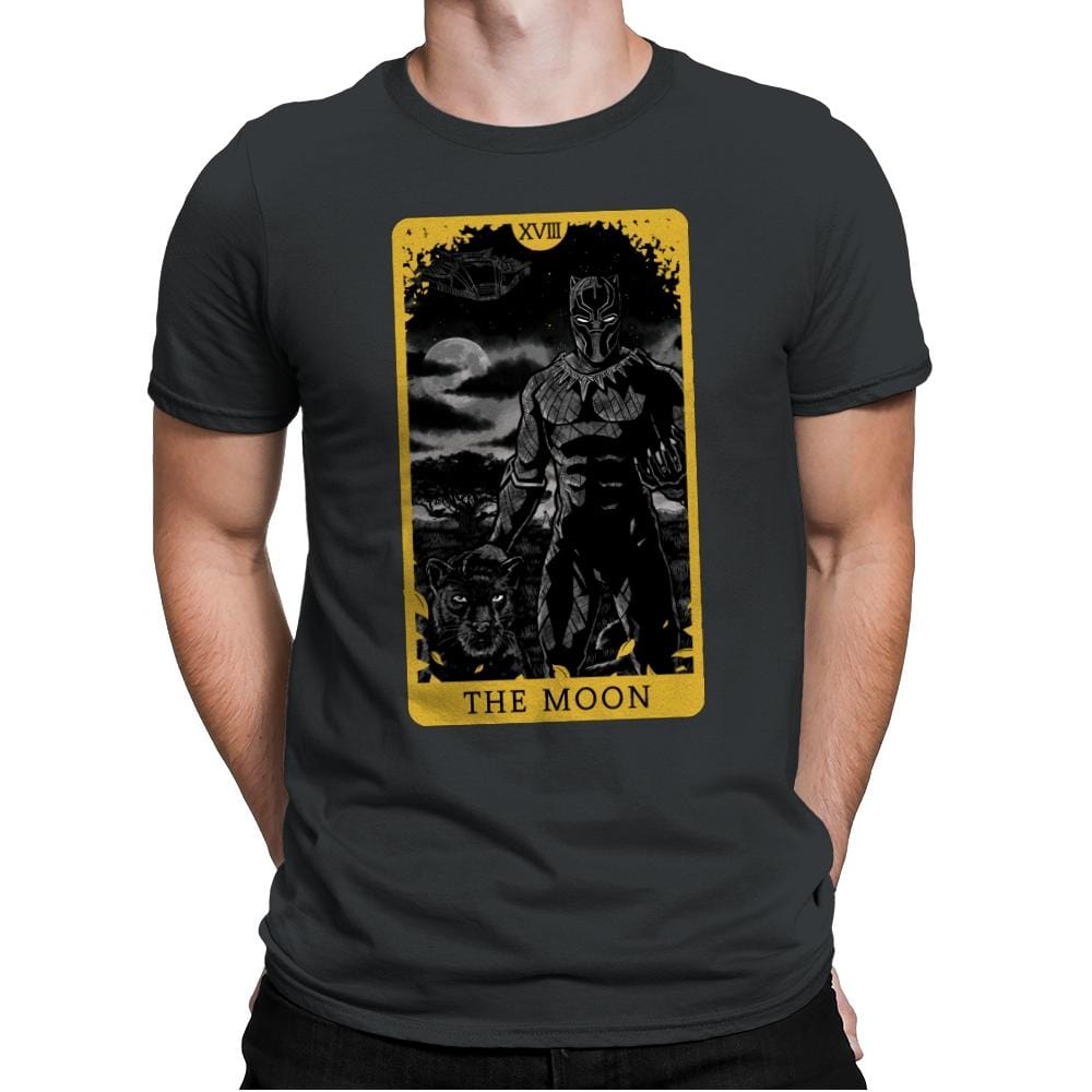 The Moon - Mens Premium T-Shirts RIPT Apparel Small / Heavy Metal