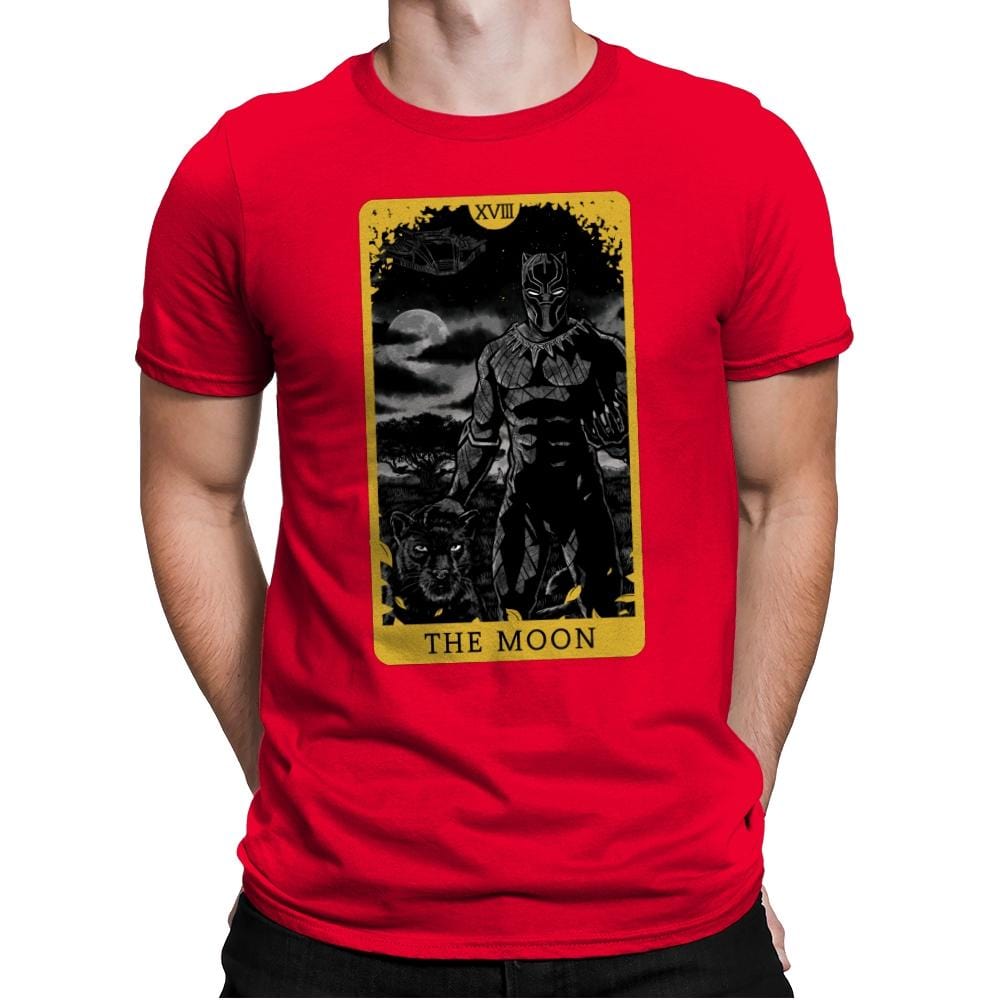 The Moon - Mens Premium T-Shirts RIPT Apparel Small / Red
