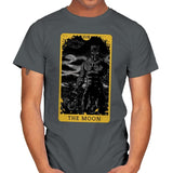 The Moon - Mens T-Shirts RIPT Apparel Small / Charcoal