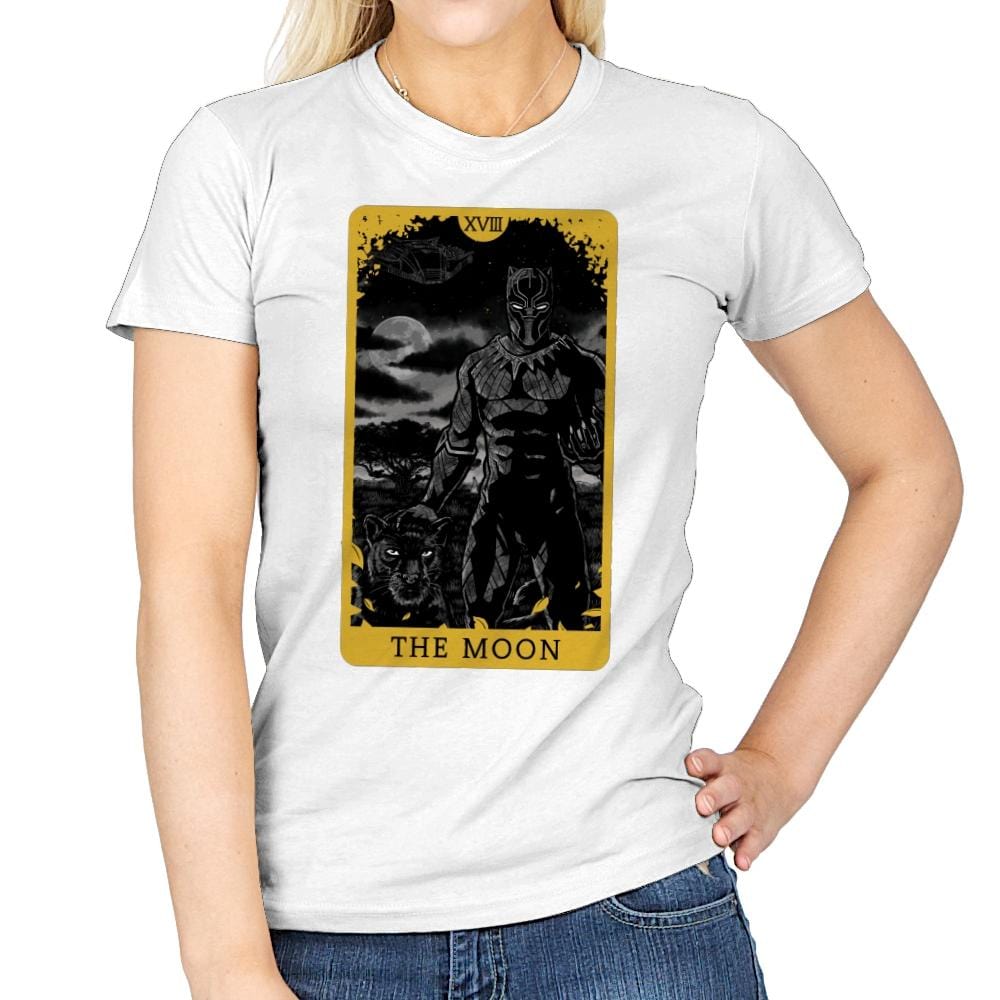 The Moon - Womens T-Shirts RIPT Apparel Small / White