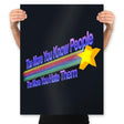 The More You Hate People - Prints Posters RIPT Apparel 18x24 / Black