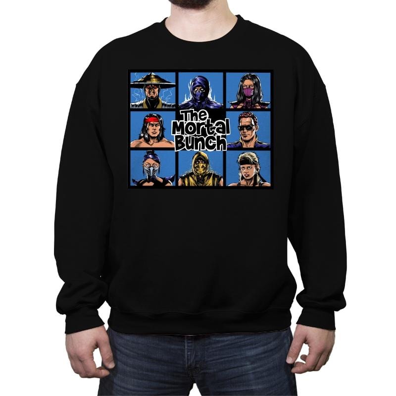 The Mortal Bunch - Crew Neck Sweatshirt Crew Neck Sweatshirt RIPT Apparel Small / Black