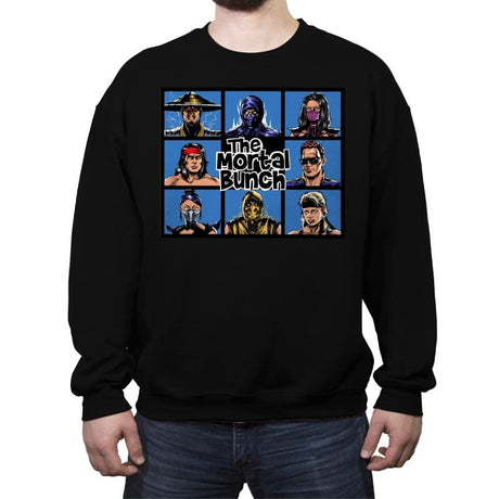 The Mortal Bunch - Crew Neck Sweatshirt Crew Neck Sweatshirt RIPT Apparel Small / Black