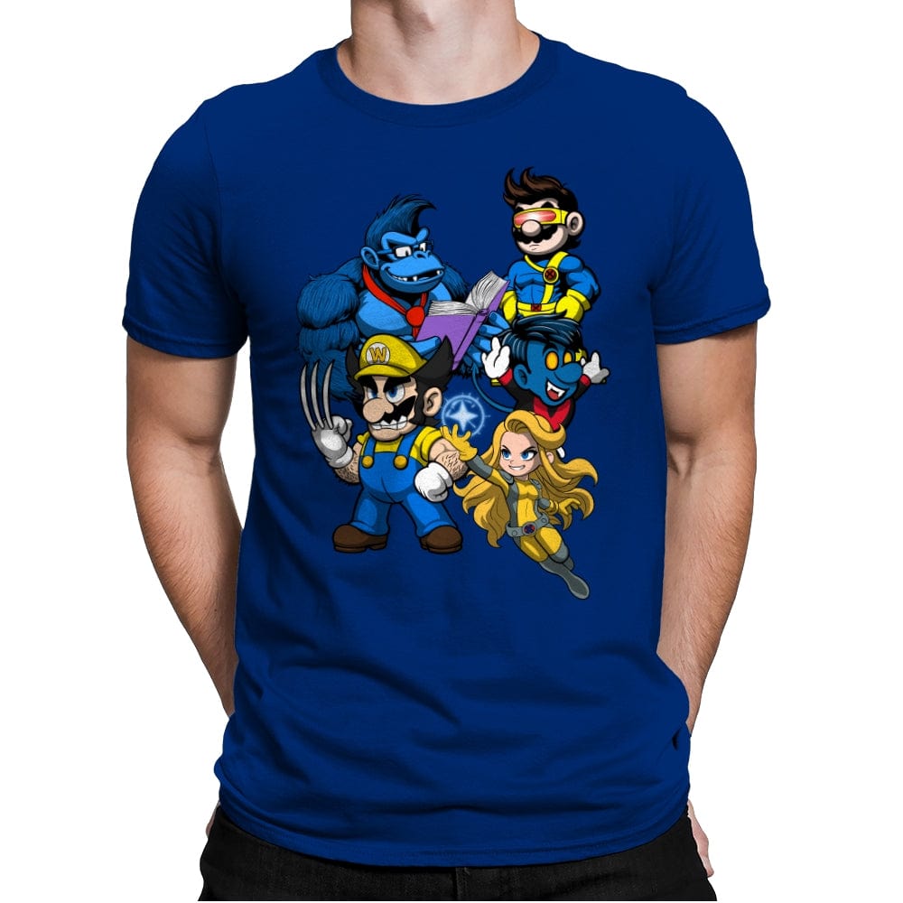 The Mushroom Kingdom Mutants - Mens Premium T-Shirts RIPT Apparel Small / Royal